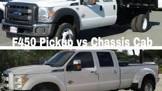 F450 Pickup vs F450/F550 Chassis Cab.. What are the differences?