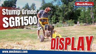 How to Use MechMaxx 15HP 420cc Gasoline Engine Stump Root Grinder SGR1500