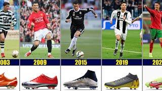 Cristiano Ronaldo - The Evolution of CR7 Football boots 2002-2022