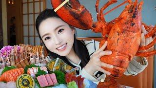 Qingdao 2580 yuan Seafood Self-service  King Crab Big Bolong Seto Shrimp unlimited  eat my eyes bri