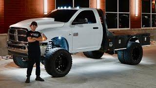 Lifted 4th Gen Dually Gets HUGE TIRES!