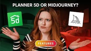 Planner 5D vs Midjourney - Which AI Interior Design Tool WINS in 2025?