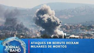 Quase 2 mil pessoas morreram desde o começo dos ataques israelenses no Líbano | Jornal da Band