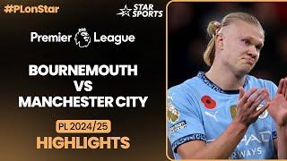 Manchester City v Bournemouth | Gameweek 10 | Highlights | #PLonStar