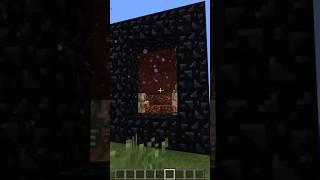 Minecraft transparent portal.@AsianHalfSquat #shorts #gaming #minecraft