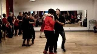 Mambo Mike's Cha-Cha B and C class performance at Latin Street Dancing