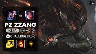 Pz ZZang vs Irelking - Yasuo vs Irelia Mid - KR Challenger - Patch 13.4 Season 13