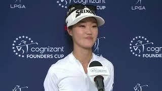 Grace Kim Saturday Flash Interview 2023 Cognizant Founders Cup