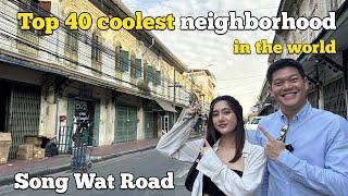 Food,Street Art, Cafe and Old Architecture in Bangkok next to Chinatown