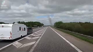 Caravan Crashes Into Truck While Trying to Overtake it - 1430784