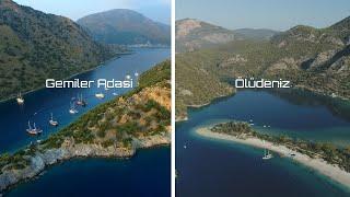 Where Anchor & Sail around Gemiler Adasi, Fethiye, Oludeiz Turkey | SeaTV Sailing channel