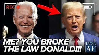 Trump ATTEMPTS to BLAME Biden as SENTENCING is Set to BEGIN