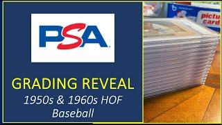 PSA SUBMISSION REVEAL  |  VINTAGE BASEBALL Hall of Famers / 1950s & 1960s