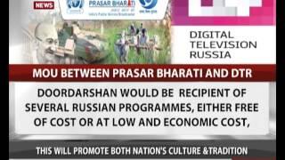 MoU between Prasar Bharti and Digital Television Russia