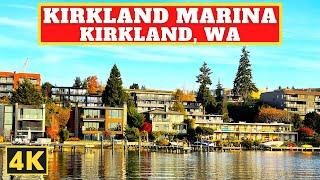 KIRKLAND, Washington | KIRKLAND MARINA | 4K Walking Tour 