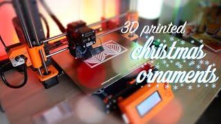 Making Flatpack Christmas Ornaments | Prusa MK3 Timelapse #Shorts