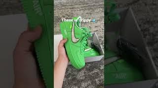 Unreleased Green Off White Air Forces