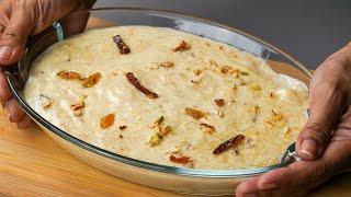 Custard Sheer Khurma Recipe | Eid Special Dessert Recipe | Creamy Sheer Khurma | Vermicelli Recipe