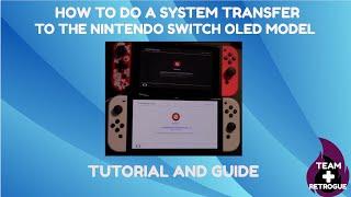 How to System Transfer from Old Switch to OLED Switch