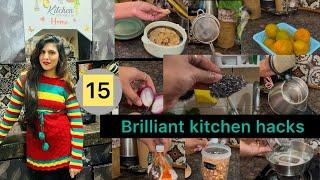 15 Brilliant and Useful kitchen Hacks and Tips you must follow || Amazing kitchen Hacks ||