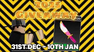 2025 Giveaway! 31st Dec - 10th Jan