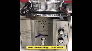 Pressure fryer chicken express China factory supply.#deepfryer #Kuroma #frying #pressurecooker