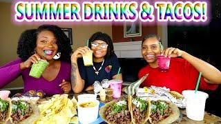 STARBUCKS NEW SUMMER DRINKS! TORCHY'S TACOS MUKBANG! + AMIA WANTS TO ADDRESS COMMENTS!