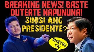 BREAKING NEWS! BASTE DUTERTE NAPUNUNA! SINISI ANG PRESIDENTE! #MAKI INTEL TV