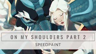 [Krita] Speedpaint | On My Shoulders - Part 2