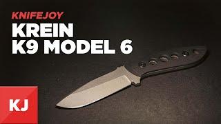 Krein K9 Model 6 with G10 Handles (Textured Black) | KnifeJoy