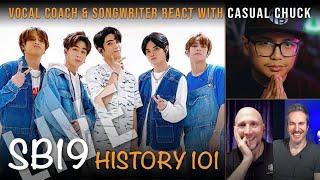 SB19 History + Tilaluha, Hanggang sa Huli & WYAT Reaction | Vocal Coach, Songwriter & Cashual Chuck