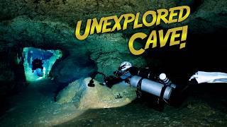 Diving an UNEXPLORED cave in Mexico!