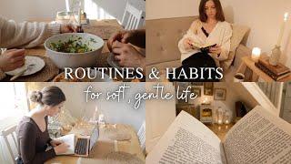 Cozy routine, habits & rituals for slow, gentle life | Calm, rainy afternoon at my English home