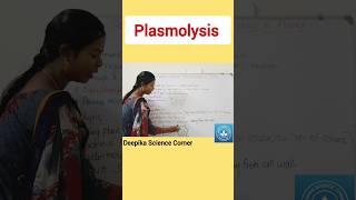 Plasmolysis #class10science #deepikasciencecorner #plasmolysis #shrinkageofprotoplasm #science