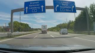 Driving Hamburg to Hannover(1/3), Germany