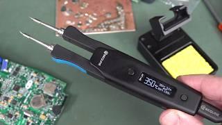 EEVblog 1650 - Sequre HT-140 SMD Desoldering Tweezers REVIEW