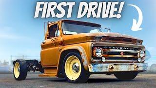 Chevy C60 Silverado Chassis Swap: FIRST DRIVE!!