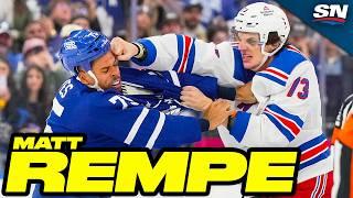 Matt Rempe's Hardest Hitting Moments Of 2023-24