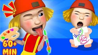 Sibling Play With Toys ️Funny Songs For Baby & Nursery Rhymes by ME ME and Friends