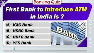 Bank Quiz | Bank GK Question & Answers | IMP General Knowledge Quiz Of Bank