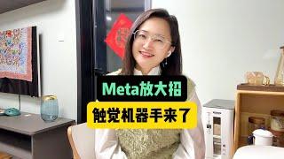 Meta的“神奇机器手”来了！机器人也会摸东西了？#meta #meta机器手 #meta触觉机器手 #机器人