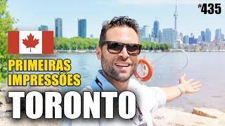 Será que EU MORARIA em Toronto?  Minhas PRIMEIRAS IMPRESSÕES e Revelações sobre a cidade!