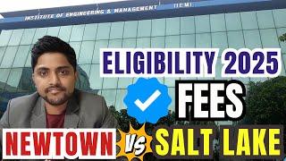 IEM UEM Fee Change | ₹8.65 Lakh Fees | Eligibility, Salt Lake & Newtown Campuses | WBJEE 2025 Update