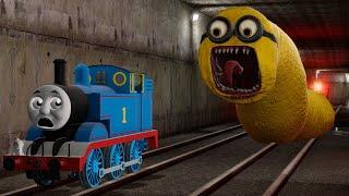 Building a Thomas Train Chased By Minion.exe Infected Sky,Thomas Train Eater,Cursed Thomas