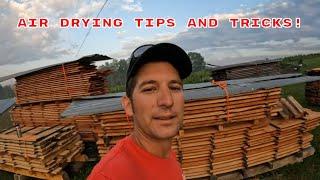 How to Air Dry Hardwood Lumber Like a Pro!