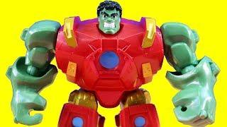 Building And Constructing Hulk & Iron Man