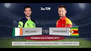 Ireland vs Zimbabwe live streaming 2nd t20 2019; ZIM vs IRE live cricket MAtch 2019