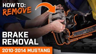 How to Remove Stock Brakes | 2010-2014 Mustang