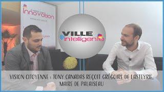 Vision Citoyenne : Tony CANADAS reçoit Grégoire de Lasteyrie, Maire de Palaiseau