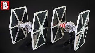 Epic LEGO TIE Fighter Custom Build! Star Wars Minifig Scale Model